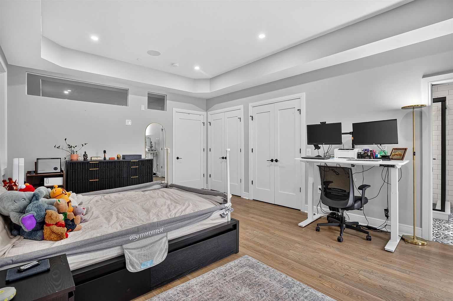 Dual Double-Door Closets