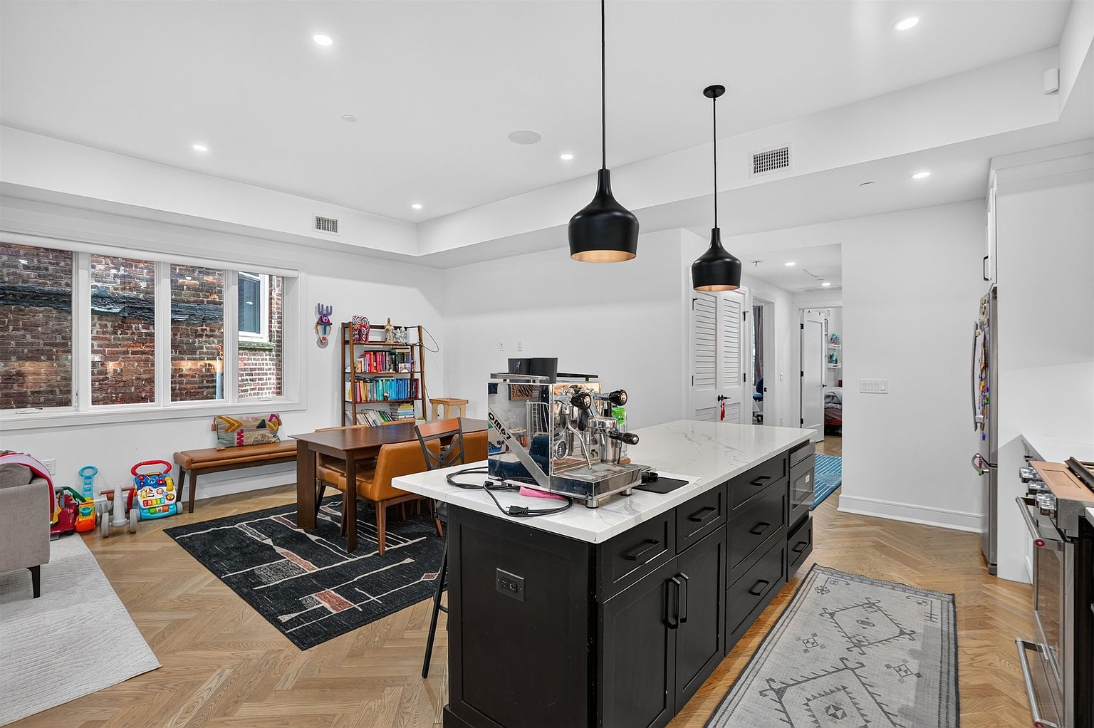 Built-In Dry Bar & Wine Cooler
